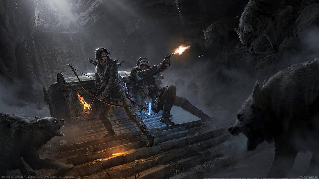 《古墓丽影:崛起/Rise,of,the,Tomb,Raider》,4K游戏高清壁纸