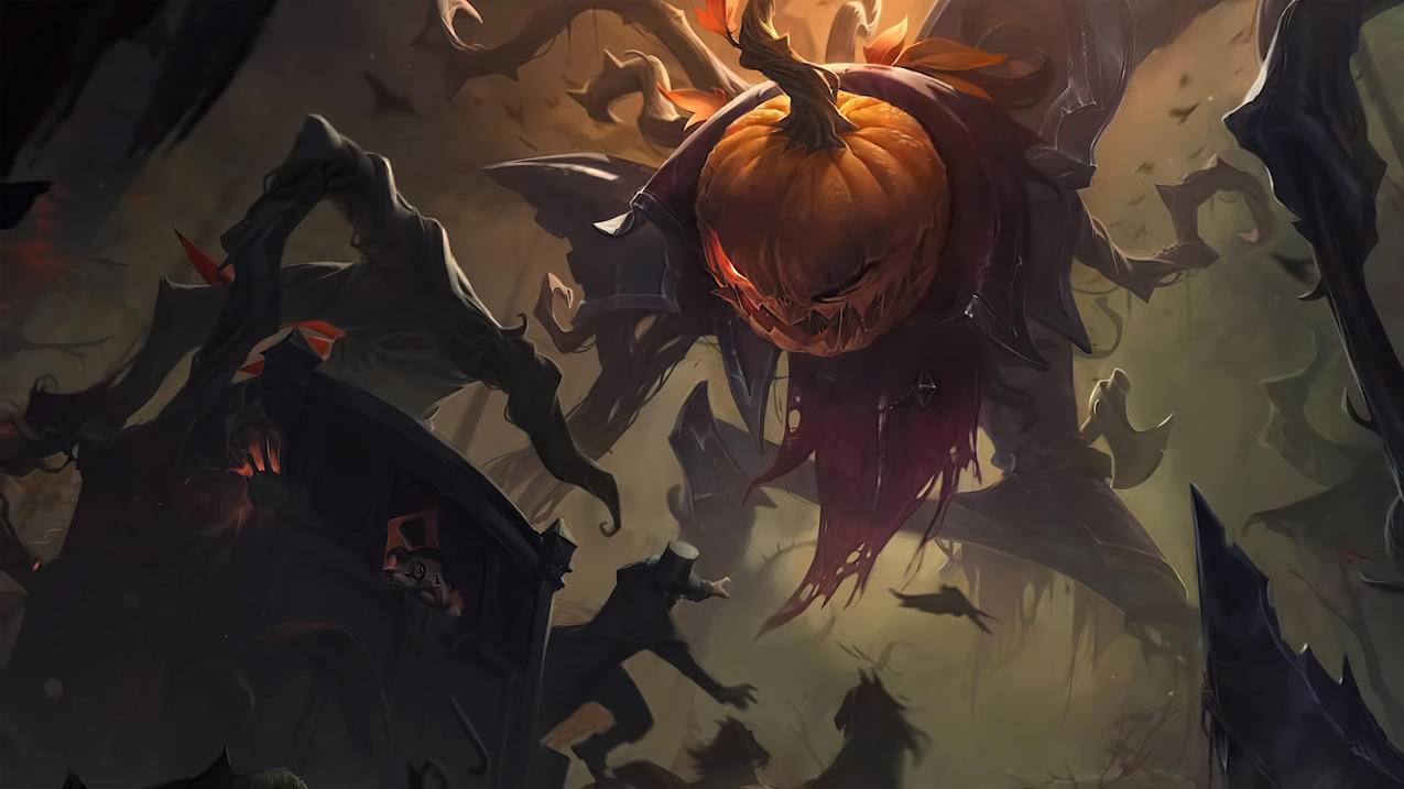 《英雄联盟LOL（南瓜头-费德提克）》,4K游戏高清壁纸
