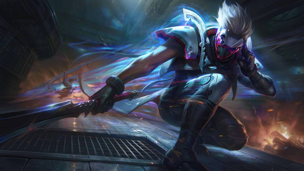 英雄联盟lol无极剑圣,灵能特工,易大师4k壁纸