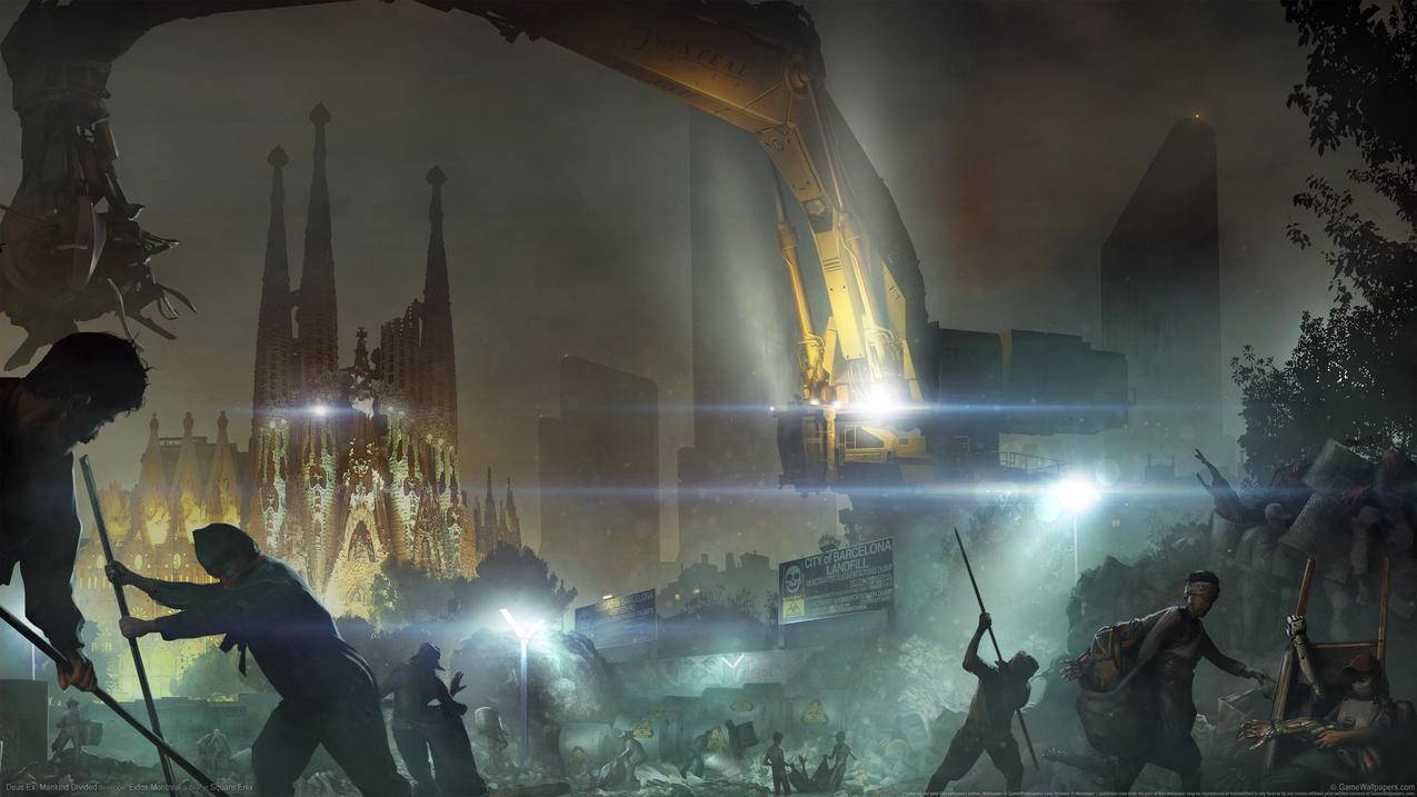 《杀出重围:人类分裂/Deus,Ex Mankind,Divided》,4K游戏高清壁纸