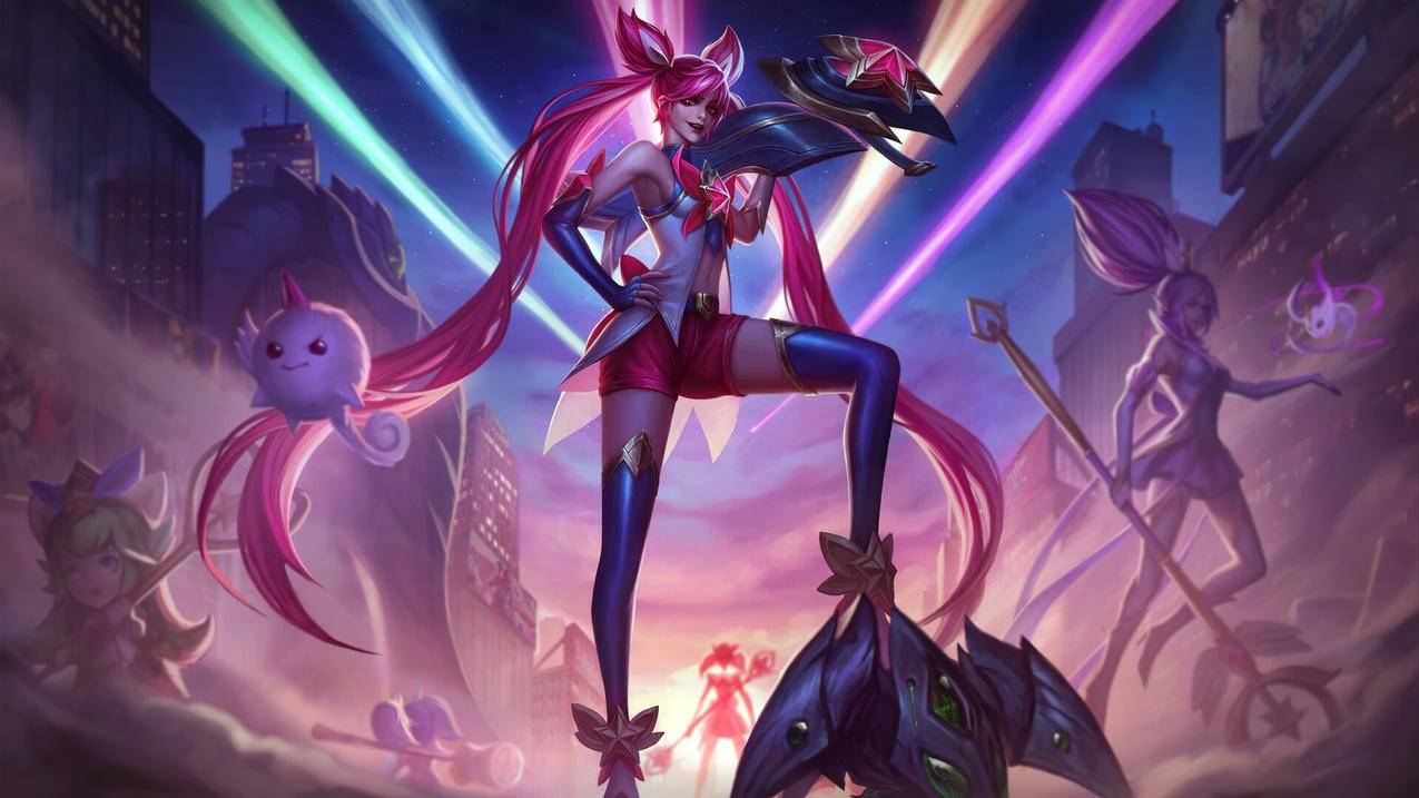 《星际守护者（Star,Guardians）》Jinx,4K高清游戏壁纸