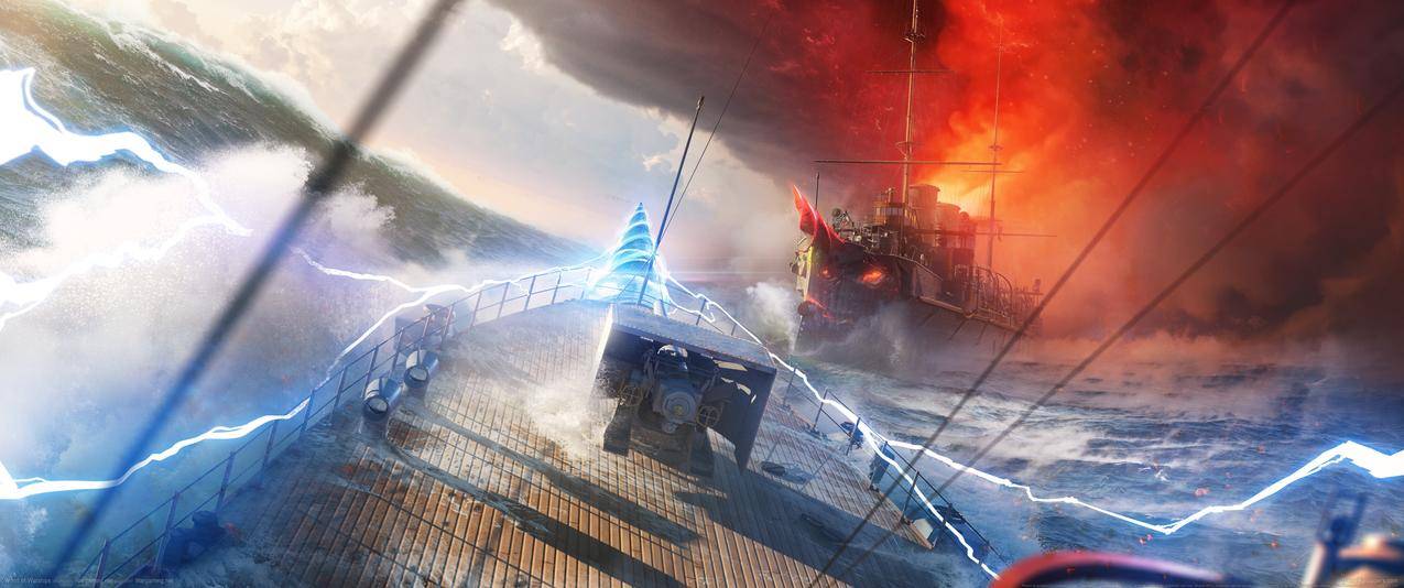 战舰世界World,of,Warships3440x1440带鱼屏游戏壁纸