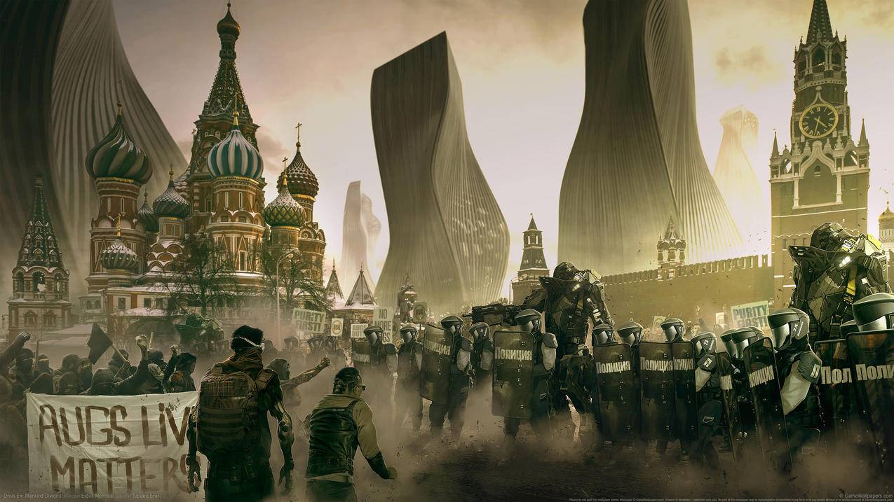 《杀出重围:人类分裂/Deus,Ex Mankind,Divided》,4K游戏高清壁纸