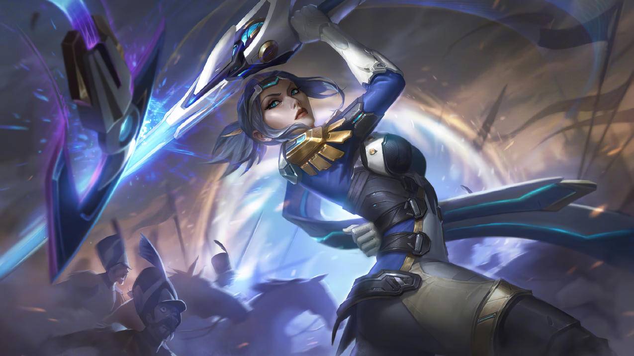 英雄联盟lol无双剑姬,未来战士,菲奥娜4k游戏壁纸
