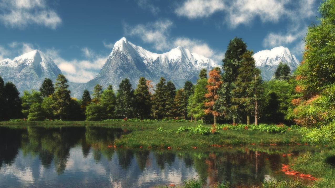 山边风景4K壁纸