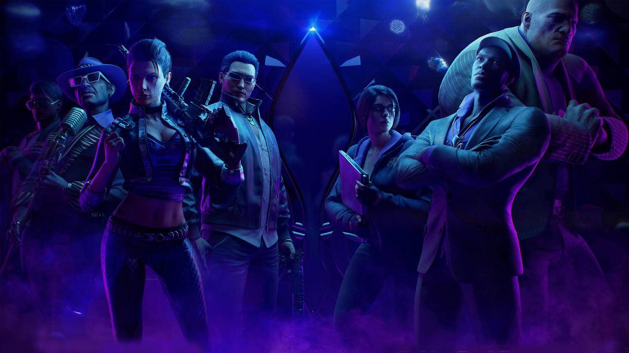《黑道圣徒3重制版,Saints,Row-The,Third,Remastered》烟,枪,势力双方,4K高清壁纸