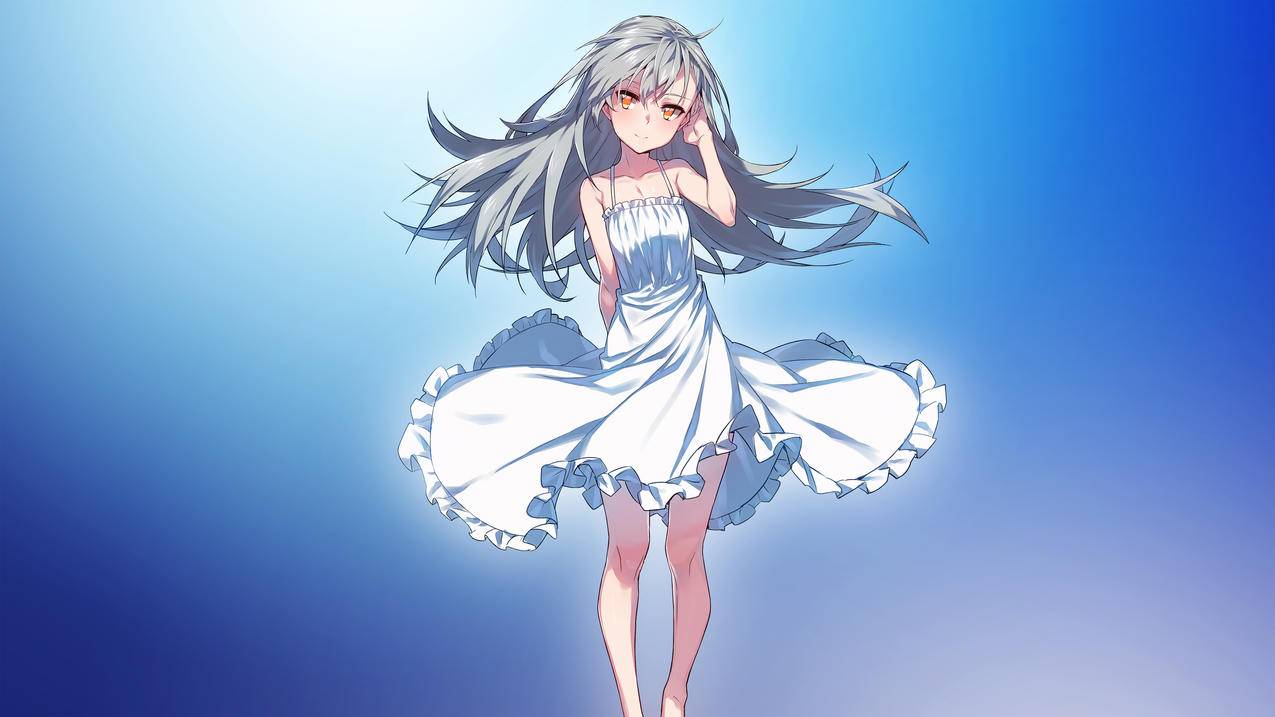 Morning,Breeze,动漫少女,4k高清壁纸