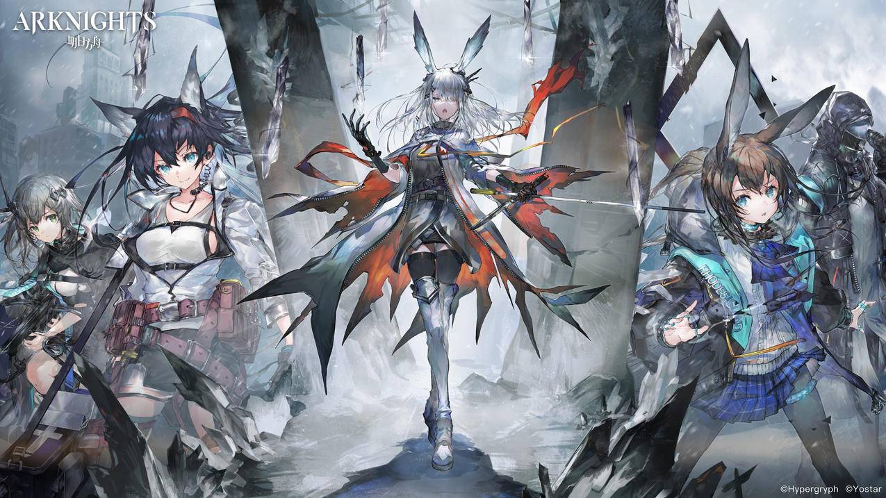 《明日方舟》女孩,兽耳,帅气,4K高清动漫壁纸