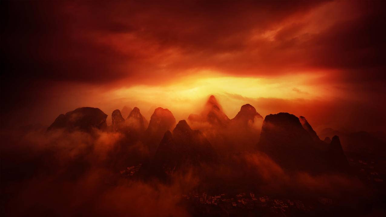 广西,秀丽风景摄影,4k高清壁纸