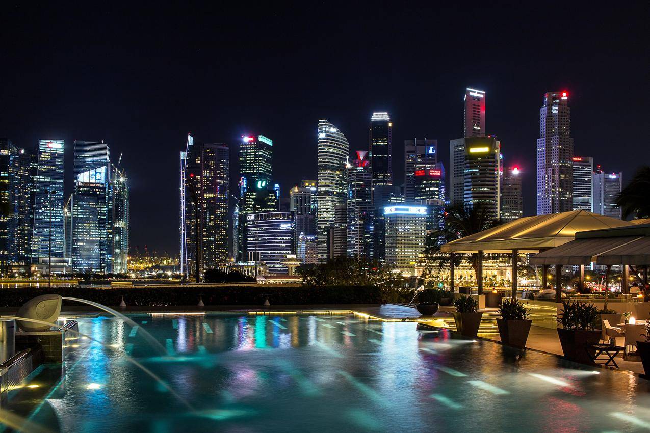 城市,度假,灯光,夜晚cc0可商用高清图片