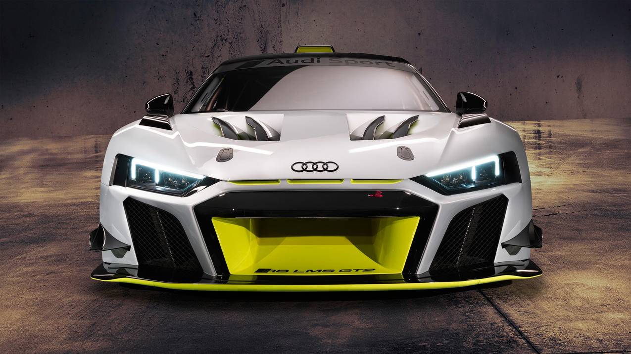 奥迪,audi,r8,lms,gt2,赛车,跑车,4k高清壁纸