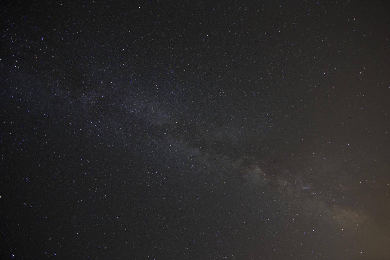 夜空白色星空