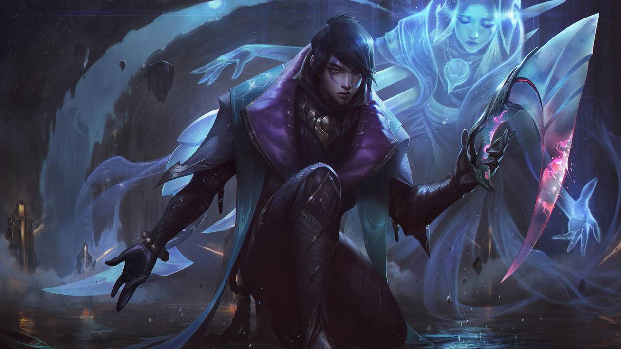 英雄联盟LOL残月之肃,原画,厄斐琉斯4k游戏壁纸