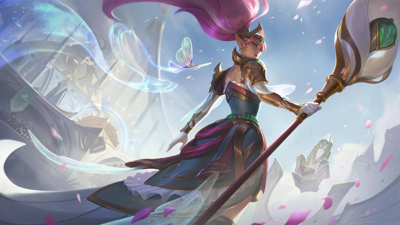 风暴之怒,女帝,迦娜《lol英雄联盟》2020,4k超清游戏壁纸