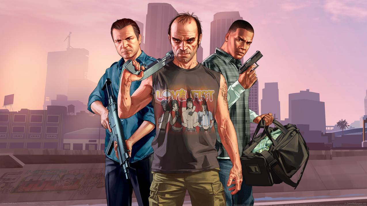 《侠盗猎车手5/Grand,Theft,Auto,V》,4K游戏高清壁纸