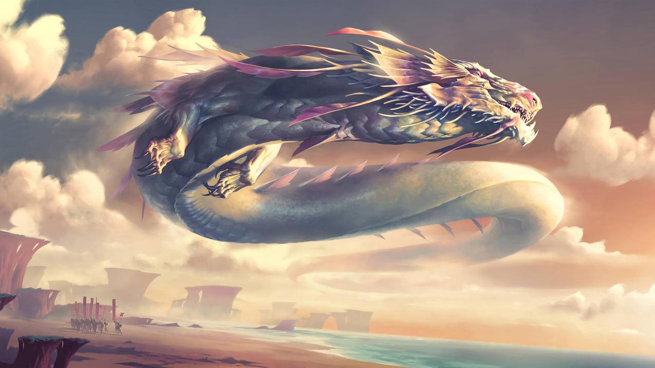 《LOL英雄联盟》,符文之地传说,蛟龙,4k超清游戏图片