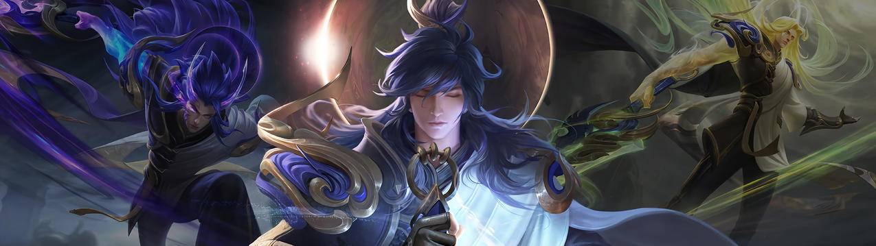 王者荣耀,一念神魔,李信5120x1440双屏游戏壁纸
