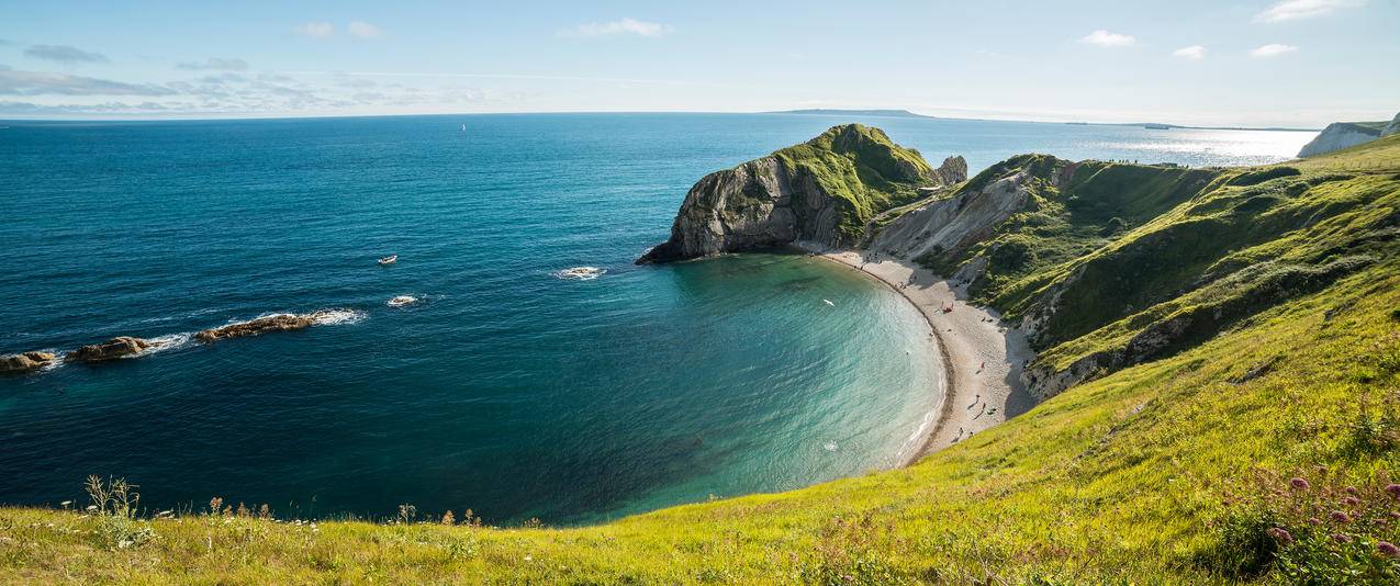 Dorset,Durdle,Door,海岸风景3440x1440壁纸