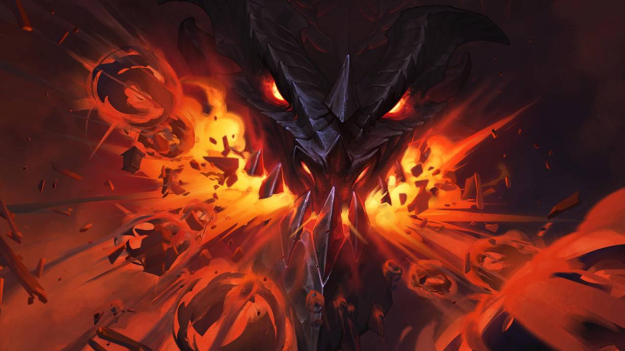 《炉石传说hearthstone》火龙,4K高清壁纸