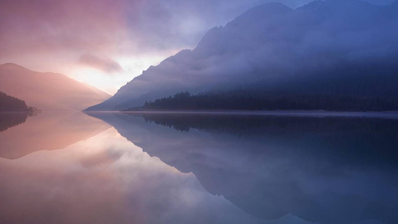 湖,5k风景高清壁纸,5120x1440