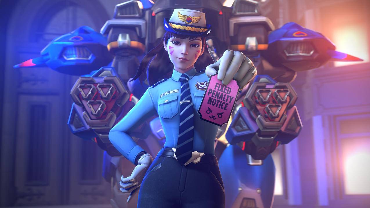 《守望先锋》,D.Va,4k高清壁纸