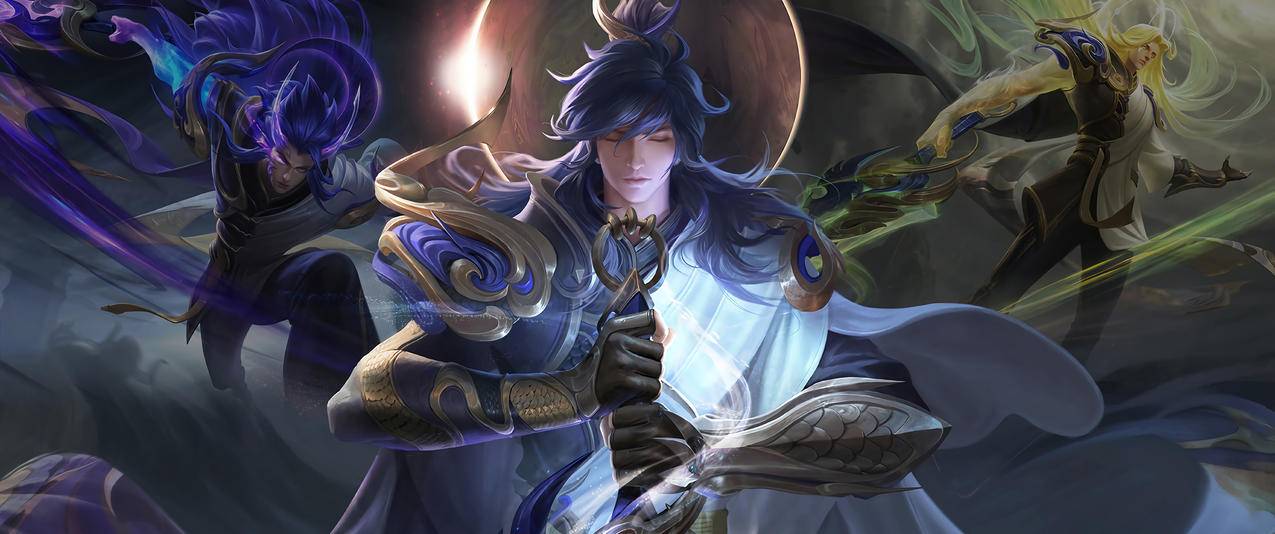 王者荣耀,一念神魔,李信3440x1440带鱼屏游戏壁纸