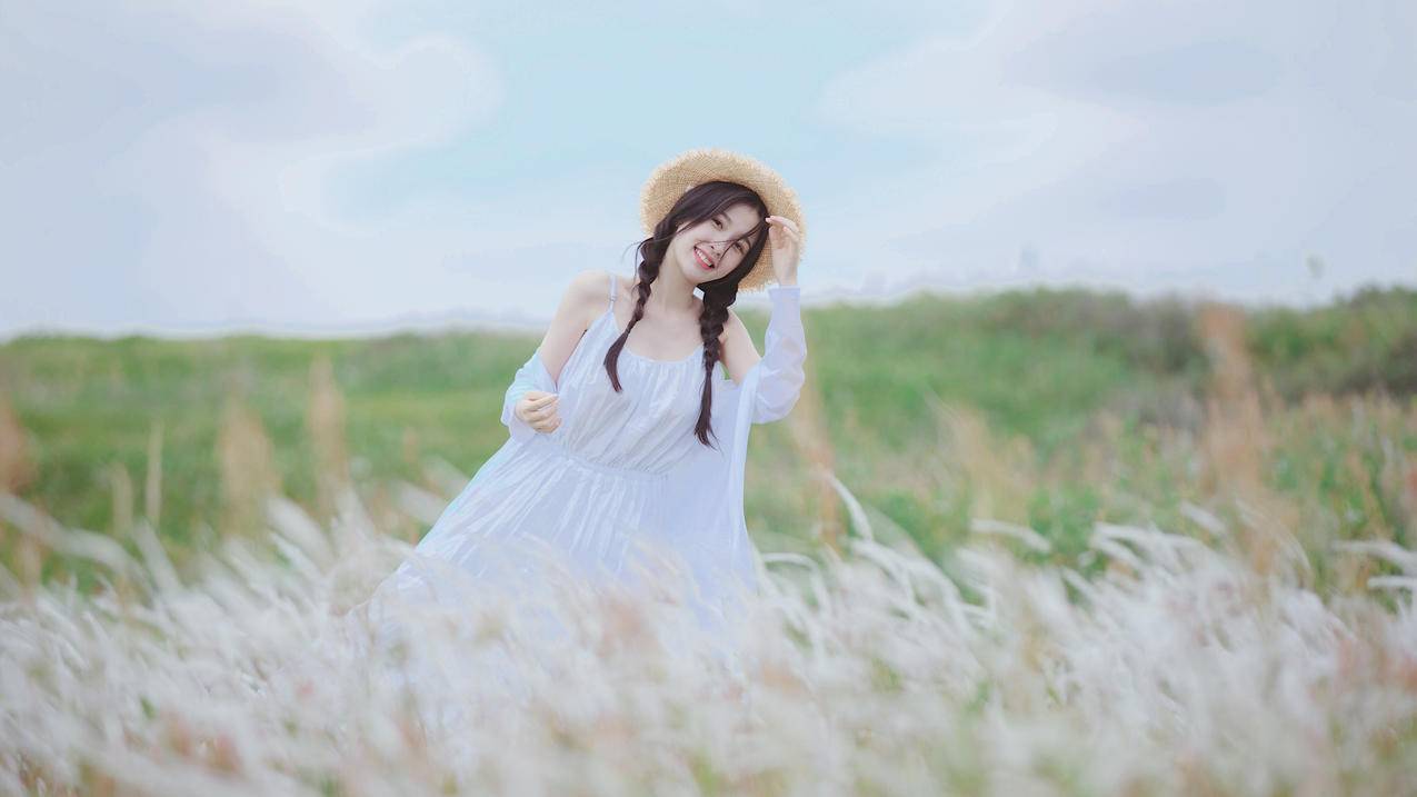 虞书欣,可爱户外,写真摄影,4K美女壁纸