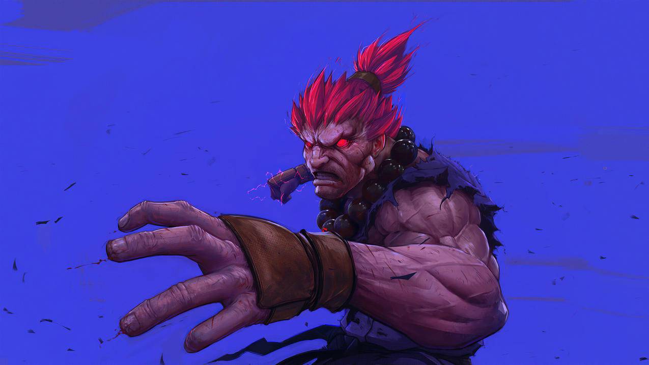 《街头霸王,Street,Fighter》豪鬼Akuma,4k高清游戏壁纸