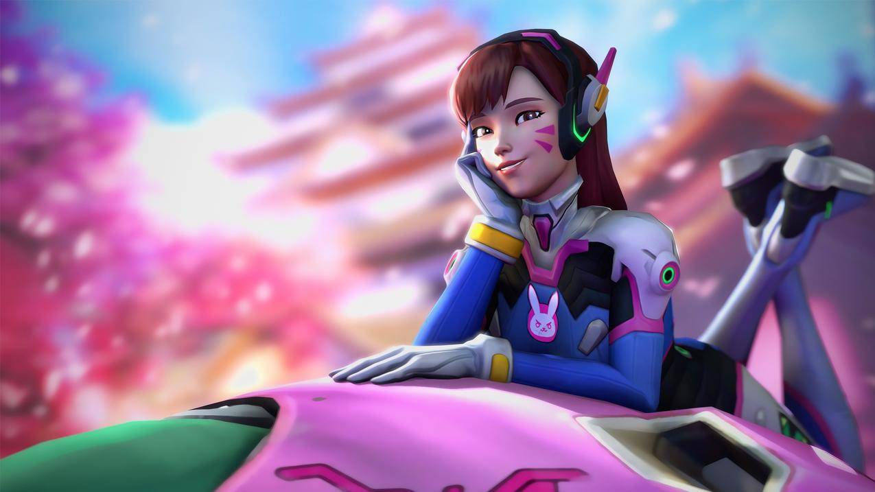 守望先锋dva,4k壁纸