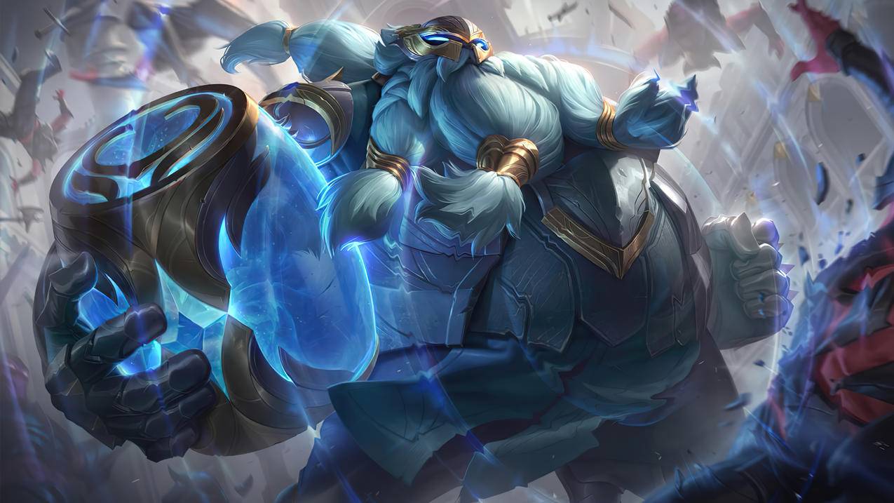 光明骑士-古拉格斯《lol英雄联盟》2020,5K高清电脑壁纸