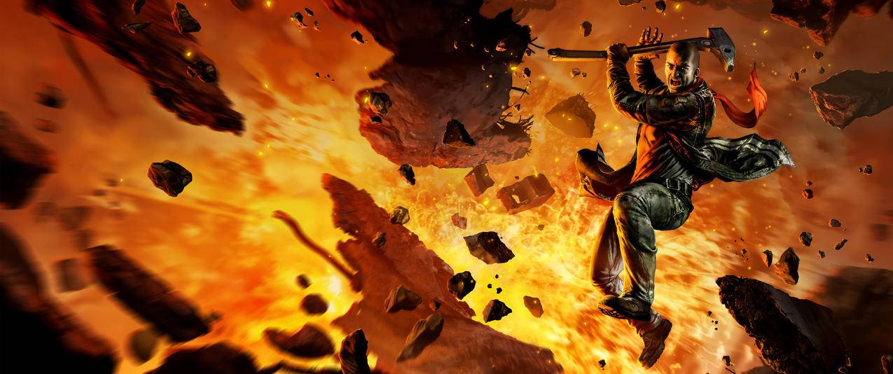 Red,Faction_,Guerrilla,ReMarstered,带鱼屏壁纸3440x1440