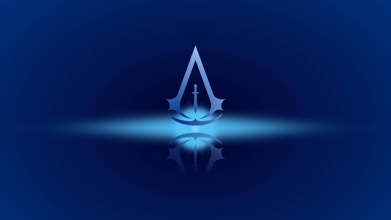 《刺客信条Assassins,Creed》蓝图标,4K高清壁纸