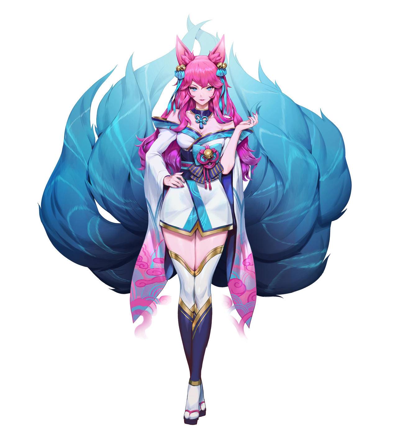 《英雄联盟lol》狐狸,粉,4K高清动漫壁纸