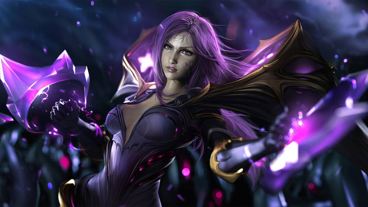 《英雄联盟（LOL）》虚空之女Kaisa凯莎,4K游戏高清壁纸