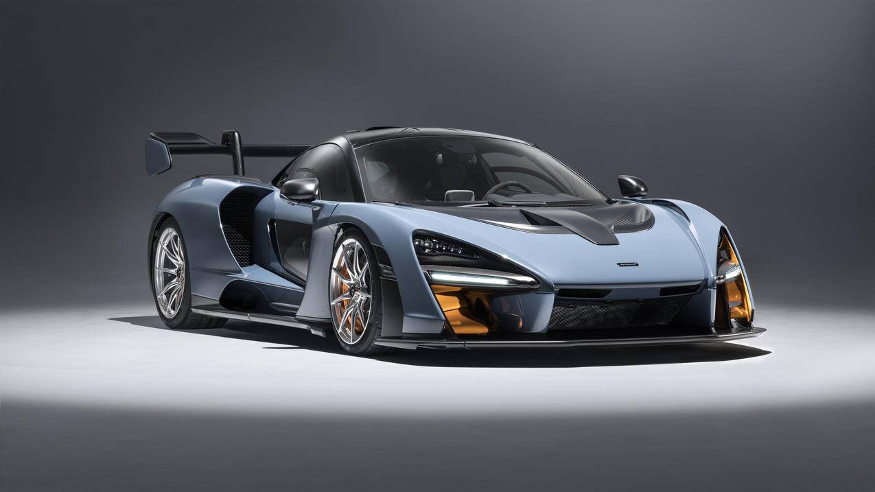 2018,迈凯伦,Senna,灰色跑车,4k高清壁纸