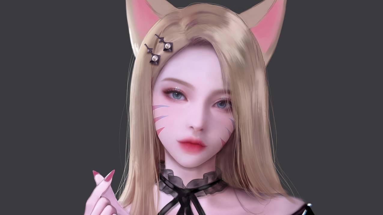 LOL英雄联盟九尾妖狐,KDA,THE,BADDEST,同人,阿狸4k壁纸