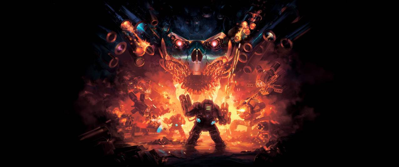 重炮母舰,Mothergunship3440x1440游戏壁纸