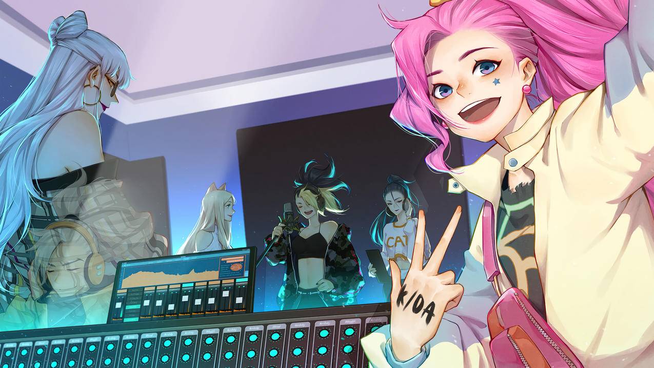 《lol英雄联盟》KDA,The,Baddest,萨勒芬妮,4k超清游戏图片