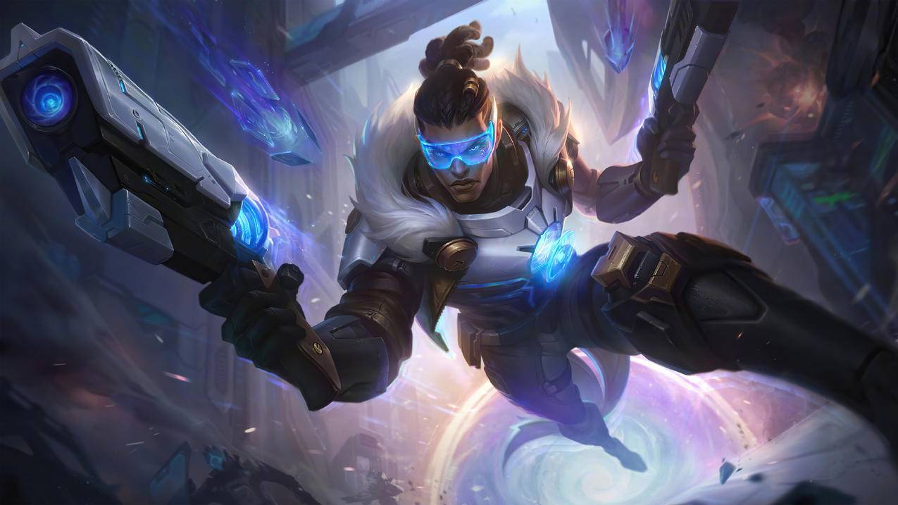 未来战士-卢锡安《英雄联盟lol》2020,4K高清图片