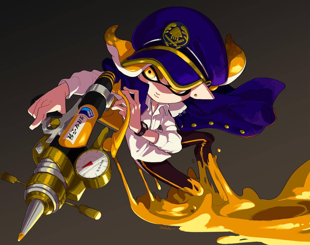 《Splatoon》粘液,4K高清游戏壁纸