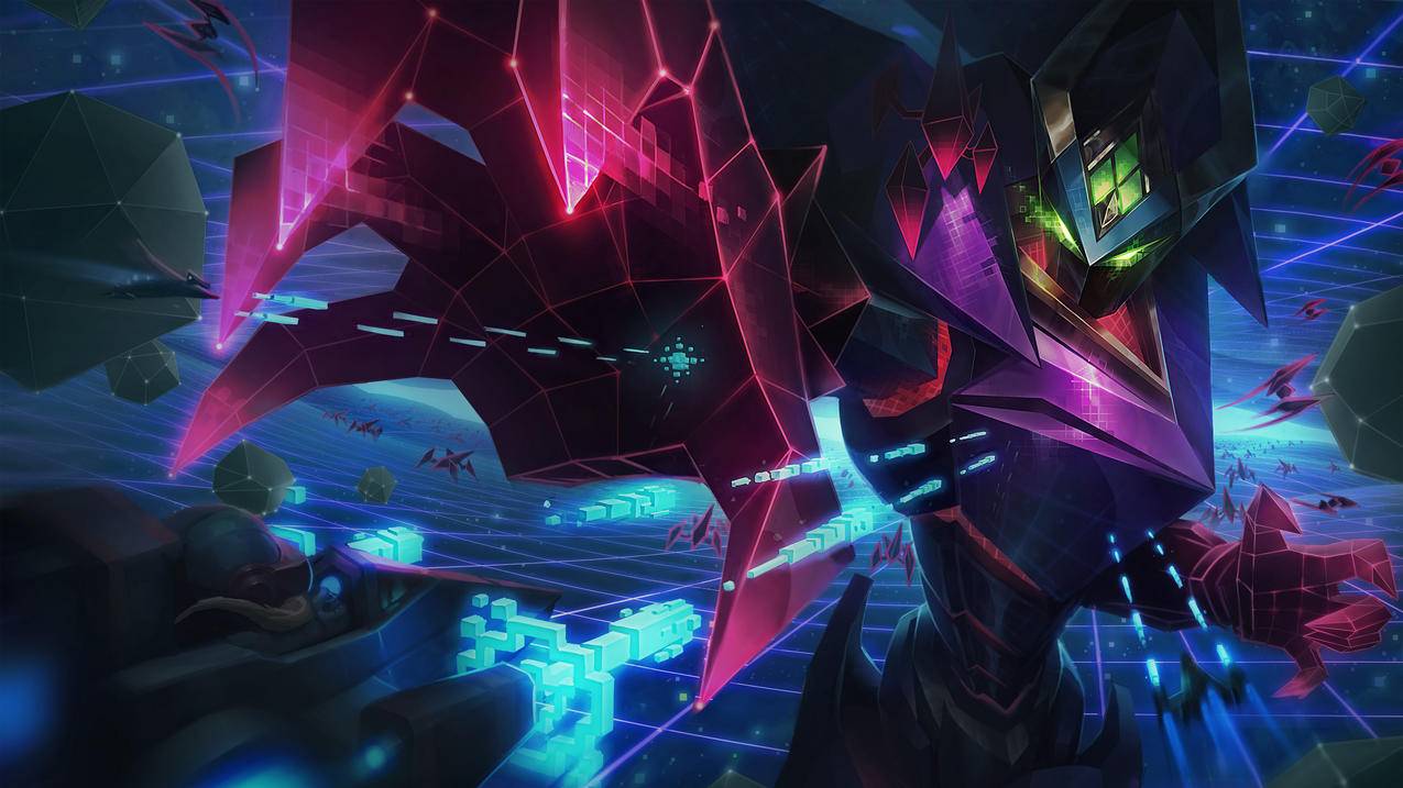 《英雄联盟》（虚空先知-战场BOSS-玛尔扎哈）4K游戏高清壁纸