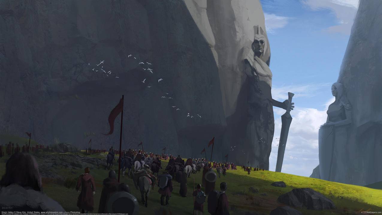 国王谷风景,4k高清壁纸