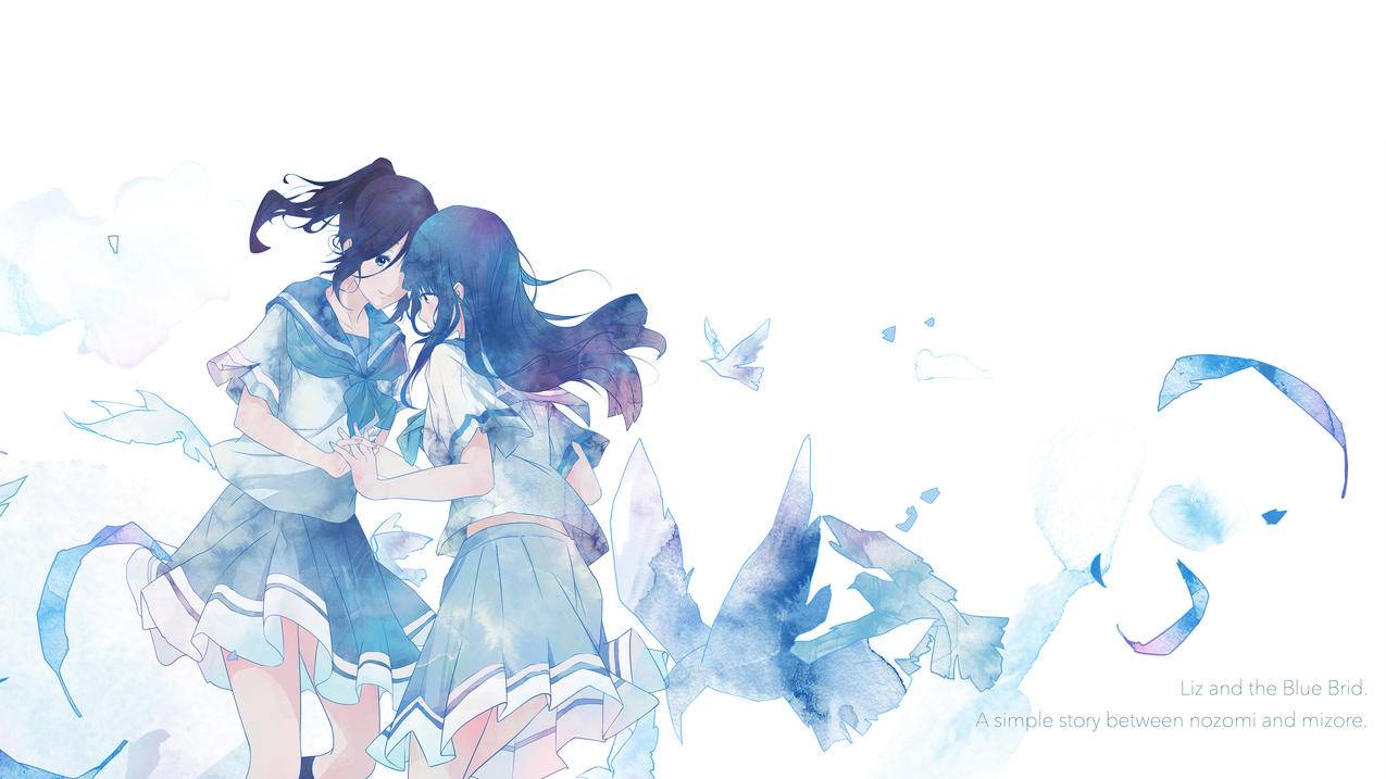 《莉兹与青鸟》,百合,4K动漫壁纸