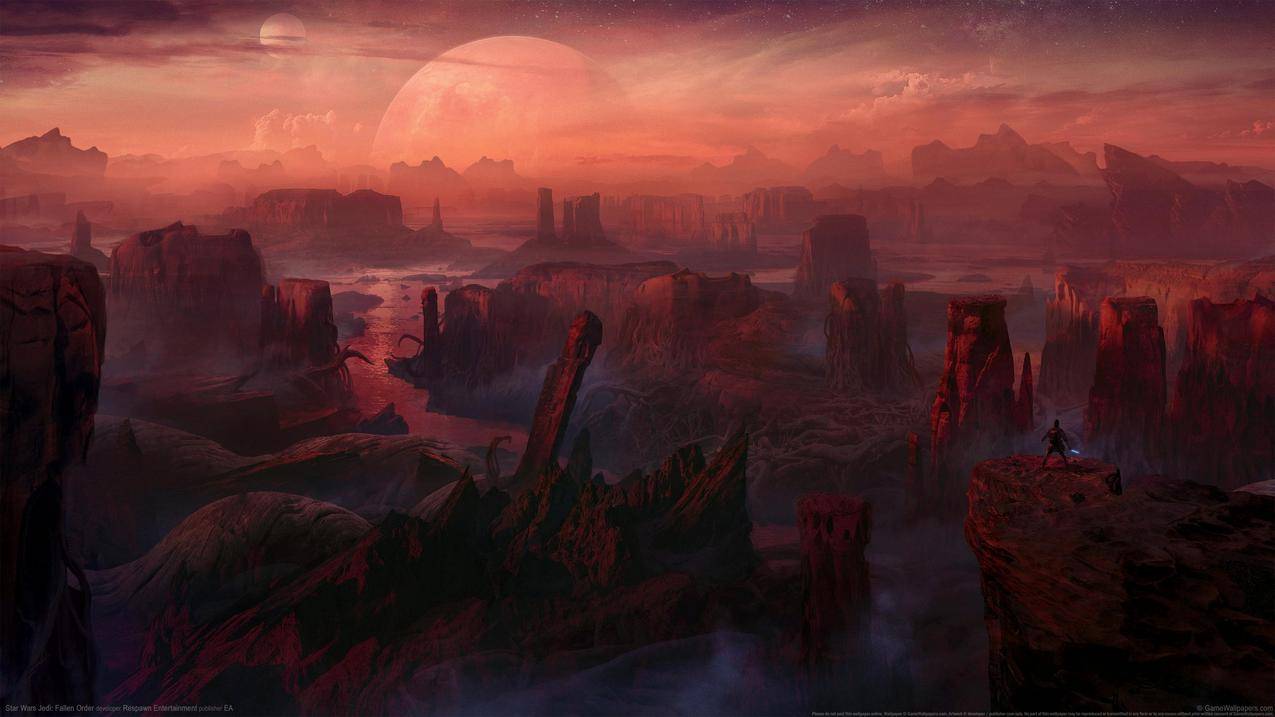 星球大战绝地陨落的武士团,精美游戏风景4k壁纸