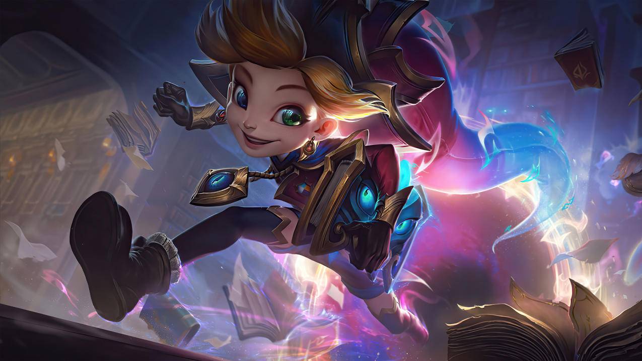 奥术师-佐伊《英雄联盟lol》2020,4K电脑桌面