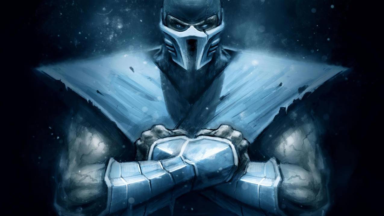 《真人快打,神话,绝对零度,Mortal,Kombat,Mythologies》雪,蓝,4K高清壁纸
