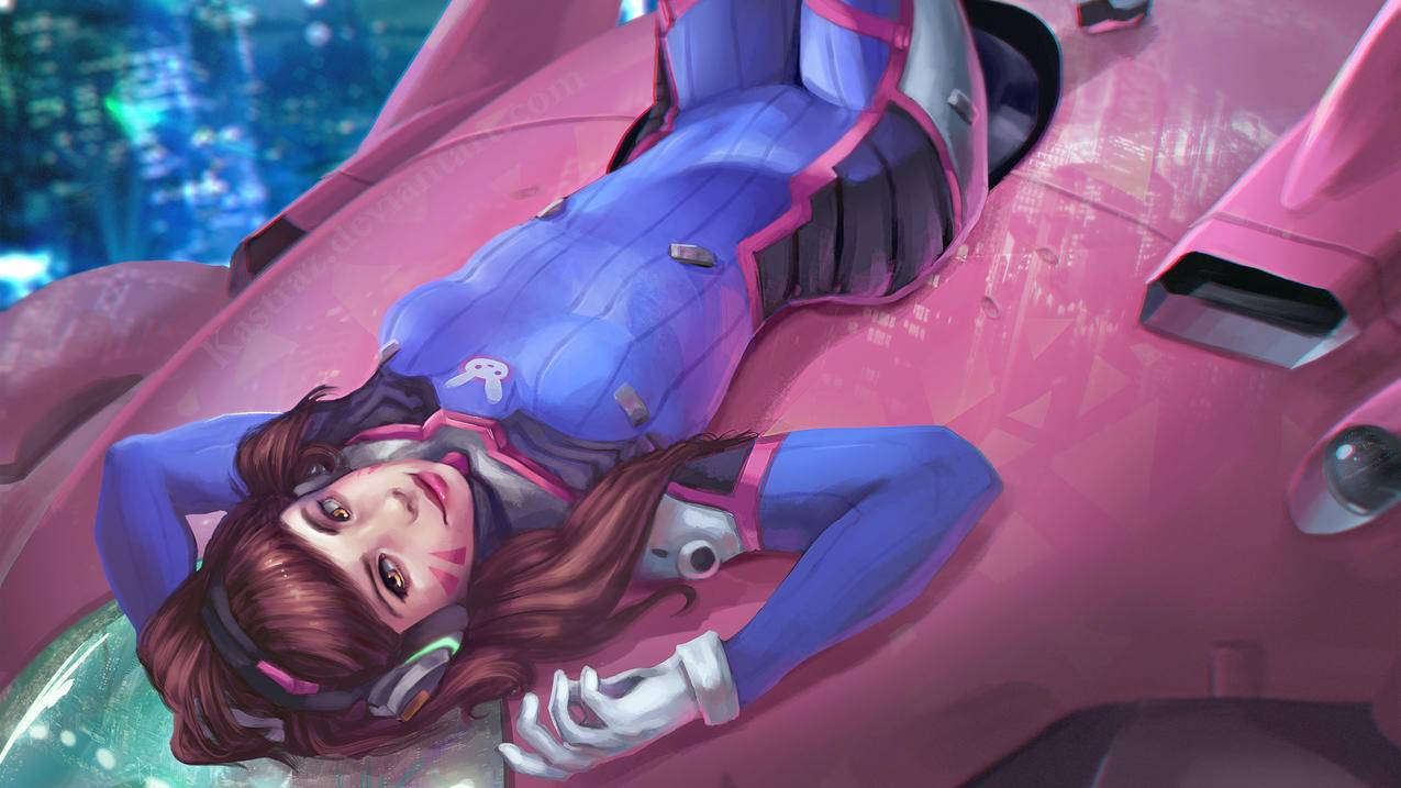 《守望先锋》D.VA,4K游戏高清壁纸