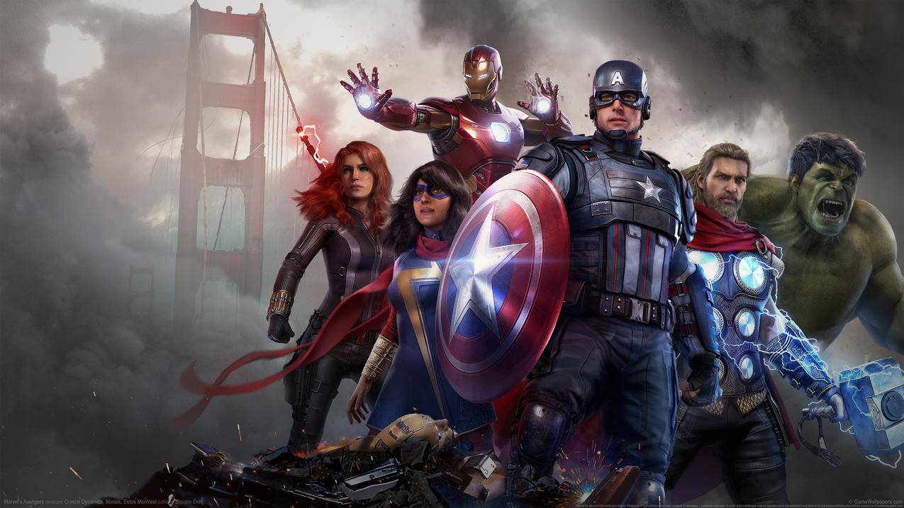 marvels,avengers游戏漫威复仇者联盟4k壁纸3840x2160