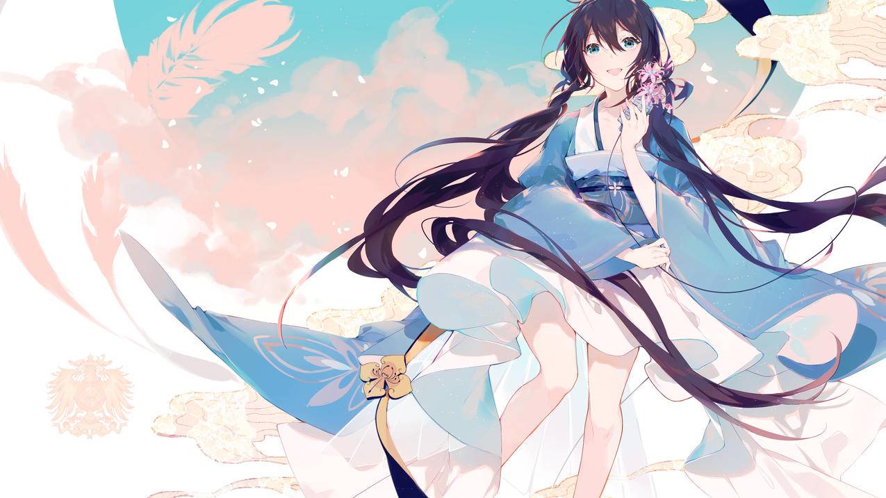 中国风,女孩,服装,裙子,4K高清动漫壁纸