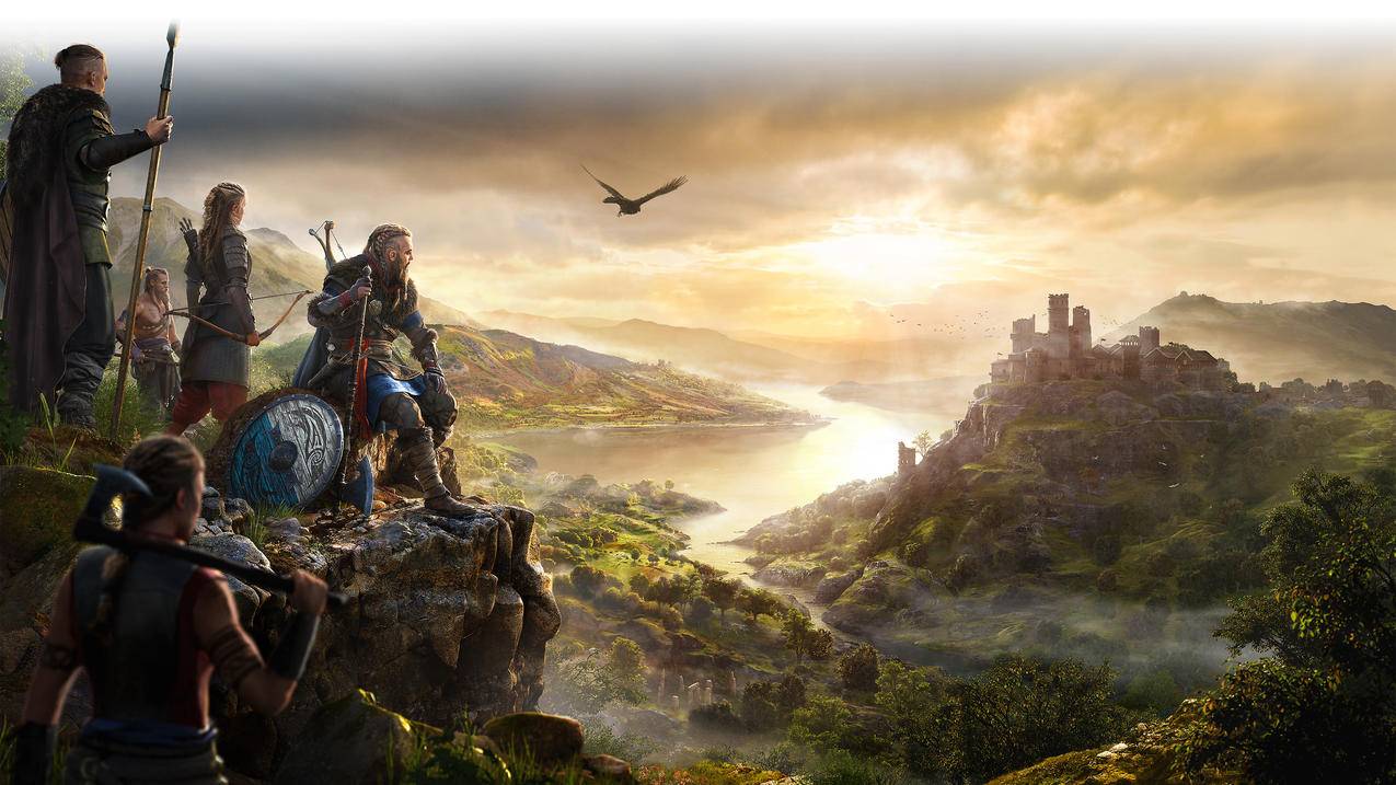 英格兰风景《刺客信条：英灵殿（Assassin,Creed,Valhalla）》2020,4K游戏高清壁纸